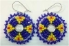 Native American Earrings, beaded
